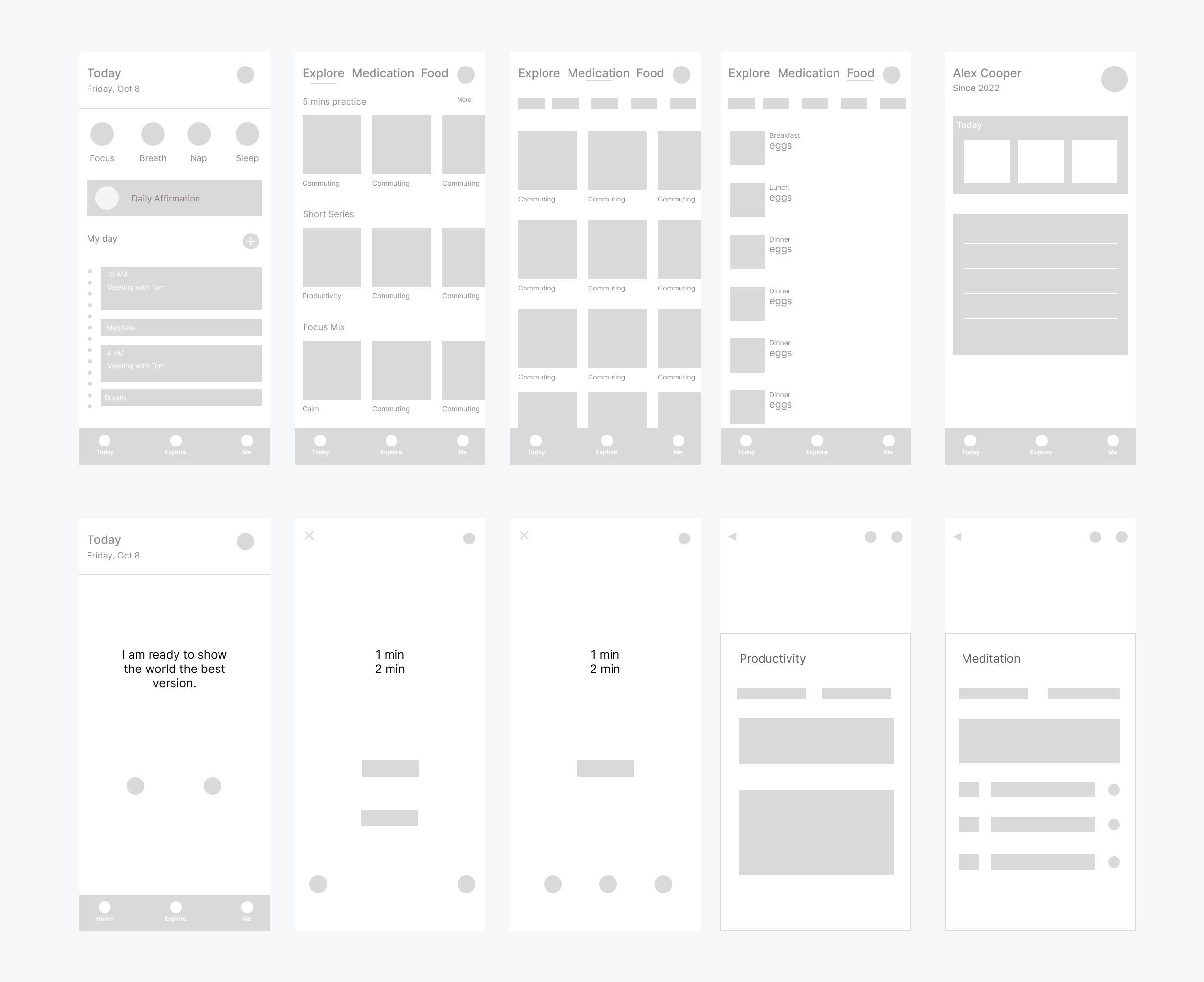 wireframes